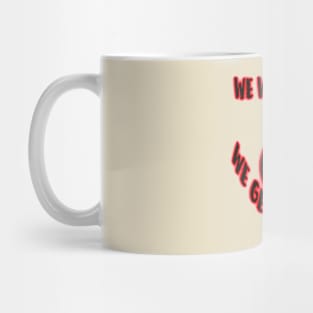 The fist of the protesters Mug